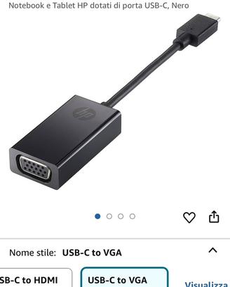 Adattatore HP da USB-C a VGA - NUOVO