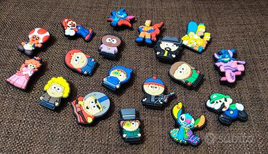 Ciondoli Crocs South Park The Simpsons Super Mario