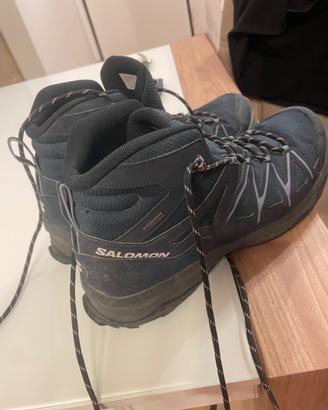 Scarpe salomon trekking in gorotex
