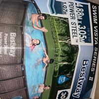 Piscina Bestway Power steel 488x305x107
