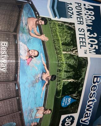 Piscina Bestway Power steel 488x305x107