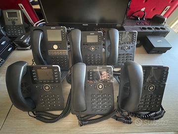 6 Telefoni VoIP Snom Professionali PoE.