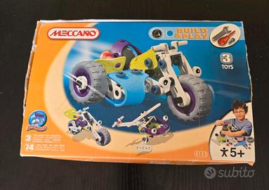 Meccano Build & Play 3 Giochi 74 Pezzi