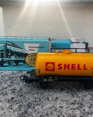 2 vagoni cisterna Märklin 4502 Shell vintage
