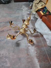 candelabro in ottone 