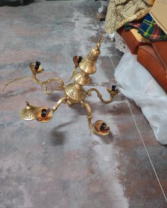 candelabro in ottone 