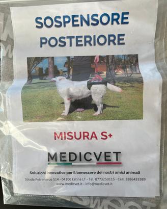 sospensore posteriore per cani medicvet