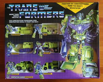 Transformers Devastator G1 Constructicon Nuovo