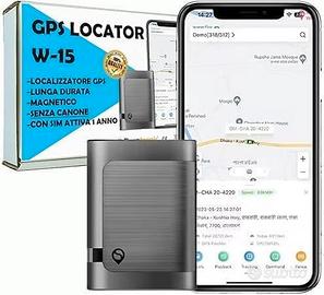 Localizzatore GPS- Sim Anonima attiva 1 Anno
