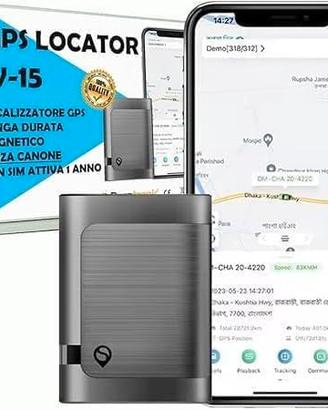 Localizzatore GPS- Sim Anonima attiva 1 Anno