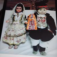 Bambole in costume sardo Sinnaese