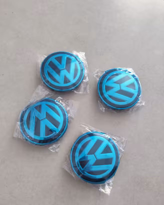 Set 4 Coprimozzi Originali VW (Volkswagen) - 65mm 