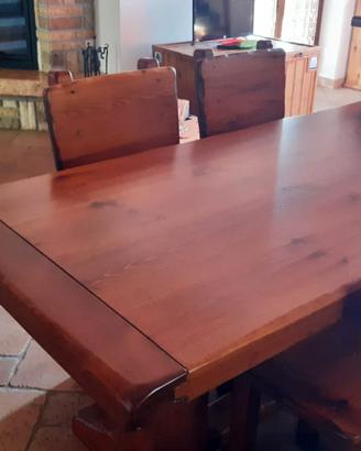 cucina in legno massello