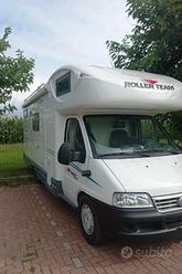 Camper mansardato roller team pegaso garage