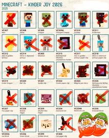 MINECRAFT - Kinder Joy 2026