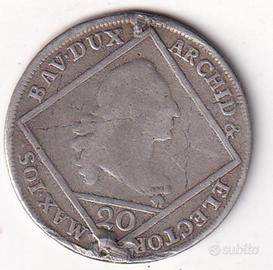 germania stati-20 kreuzer 1773-baviera