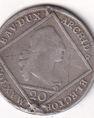 germania stati-20 kreuzer 1773-baviera