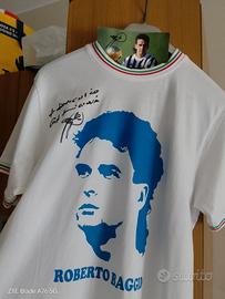 Autentica con fim e dedica + cartolina pallone oro