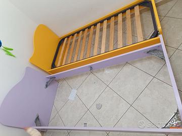 cameretta colombini giallo zafferano e orchidea