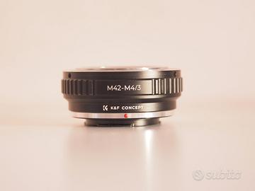 Adattatore obbiettivo K&F M42 MFT
