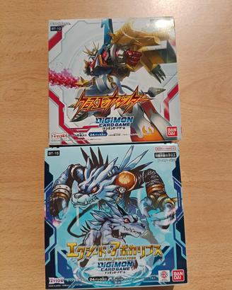 Digimon 2 Booster Box Xros Encounter + Exceed JAP