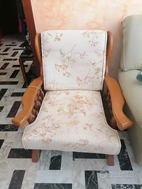 Divano Singolo in Legno Massello