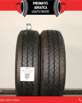 2 Gomme 195 70 R 15C Mirage al 90% SPED GRATIS