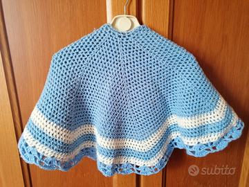 scialle uncinetto fatto a mano