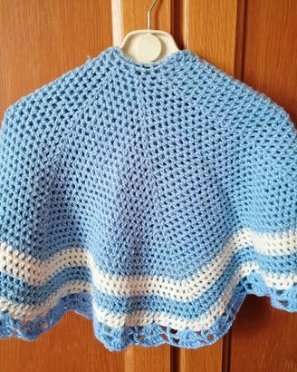 scialle uncinetto fatto a mano