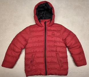 Giubbotto imbottito Benetton rosso 10-11 anni