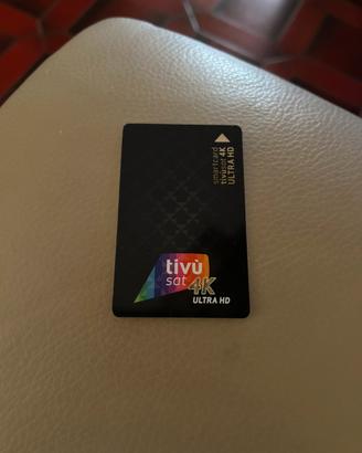 Scheda tivusat 4k ultra hd nuova