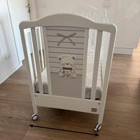 Lettino mon amour bianco - italbaby - 0-36 mesi