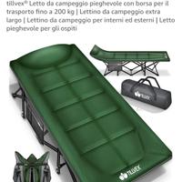 letto da campeggio 