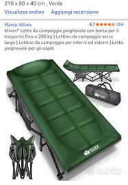 letto da campeggio 