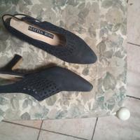 scarpa bluette elegante
