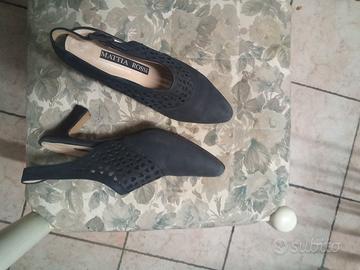 scarpa bluette elegante