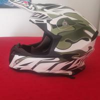 Casco Moto Airoh Twist Mimetico + Occhiali 