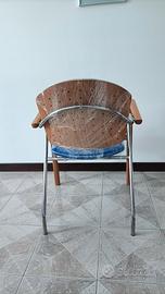  2 sedie sala attesa studio