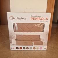 Copridivano 3 posti con penisola Zucchissime 