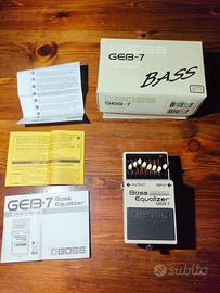 Boss GEB-7 Bass equalizer equalizzatore per basso