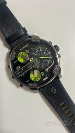 Orologio diesel 3bar nero verde