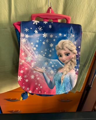 zaino per bambini con l'immagine di Elsa