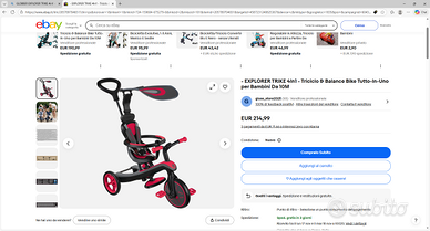 Triciclo evolutivo, passeggino e balance bike, 4 ,
