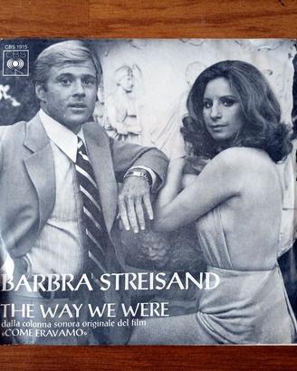 BARBRA STREISAND - 45 giri 'Come eravamo' -  1974
