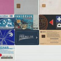 Schede di plastica con chip