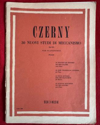 Czerny 30 nuovi studi di meccanismo