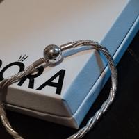 bracciale pandora maglia intrecciata 19 cm 