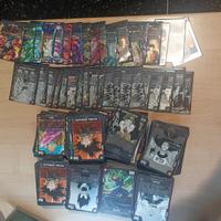 Lotto misto carte Dragonball sb02,fb01,fb02 e fb03