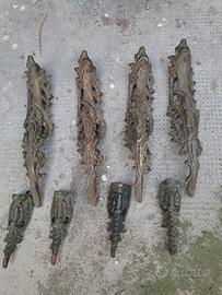 Decorazioni antichi bronzo mobili francesi 