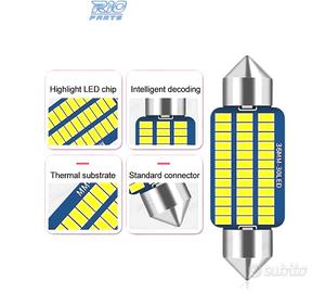 LAMPADINA LED CANBUS C10W FESTOON 36MM 30 LEDS